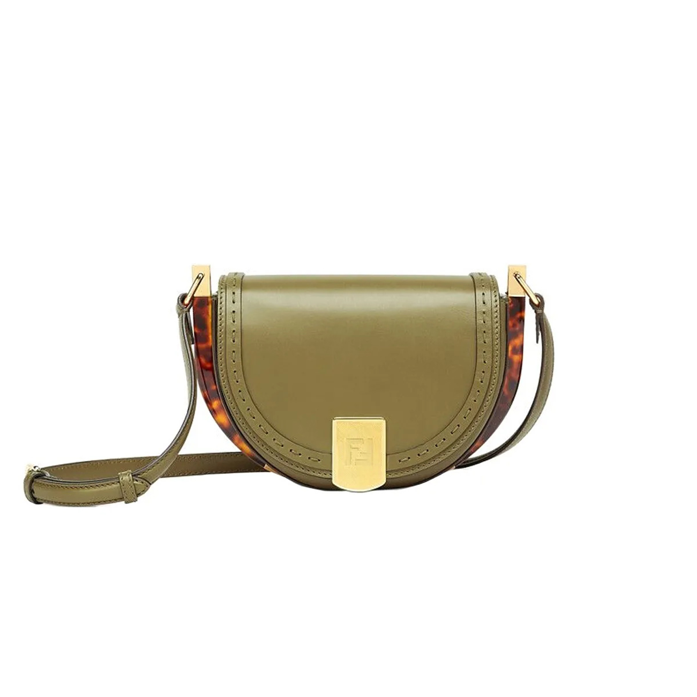 F**di vitello king plexiglass moonlight shoulder bag 8bt346abvlf1d3q (19*14*8cm)